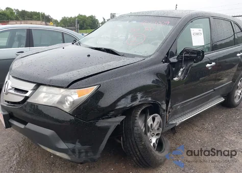 2008 Acura Mdx Technology Package from USA, damaged, VIN 2HNYD28398H527750